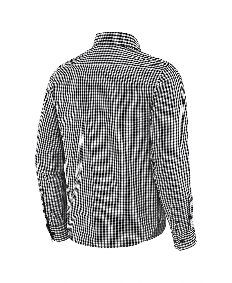 J. Palmer Men's Black Chicago Bears Dual Threat Long Sleeve Button-Up Shirt