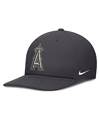 Nike Men's Anthracite Los Angeles Angels Statement Pro Snapback Hat