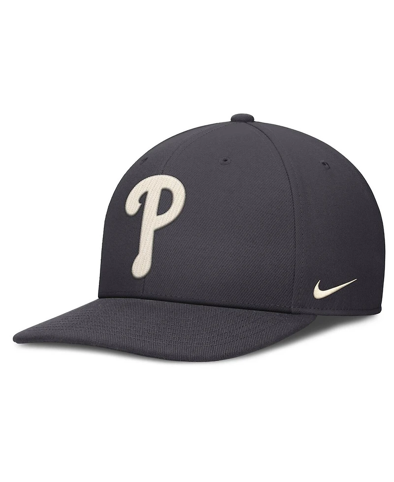 Nike Men's Anthracite Philadelphia Phillies Statement Pro Snapback Hat