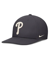 Nike Men's Anthracite Philadelphia Phillies Statement Pro Snapback Hat