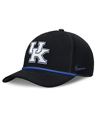 Nike Men's Black Kentucky Wildcats Rise Primetime Trucker Adjustable Hat