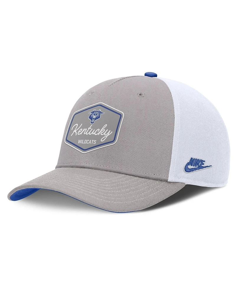 Nike Men's Gray Kentucky Wildcats Rise Legacy Adjustable Trucker Hat