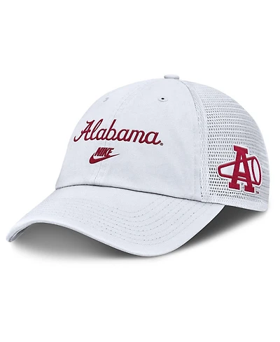 Nike Men's White Alabama Crimson Tide Club Legacy Adjustable Trucker Hat