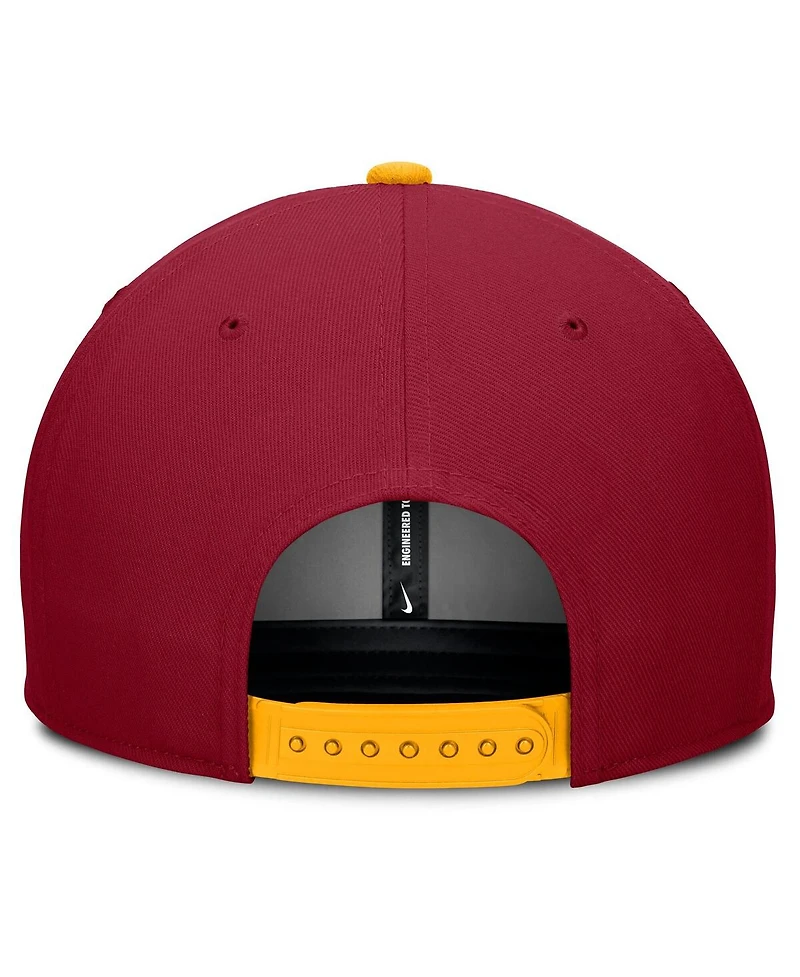 Nike Men's Garnet/Cream Florida State Seminoles Pro Legacy Script Snapback Hat