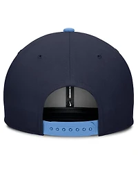 Nike Men's Navy/Cream North Carolina Tar Heels Pro Legacy Script Snapback Hat