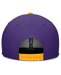 Nike Men's Purple/Cream Lsu Tigers Pro Legacy Script Snapback Hat