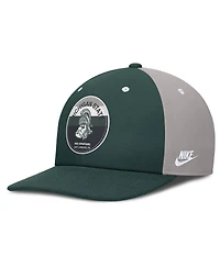 Nike Men's Green/Gray Michigan State Spartans Prep Pro Performance Snapback Hat