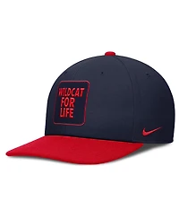 Nike Men's Navy/Red Arizona Wildcats 2025 Sideline Campus Pro Local Snapback Hat