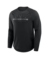 Fanatics Men's Black Dallas Cowboys Coverage Scheme Long Sleeve T-Shirt