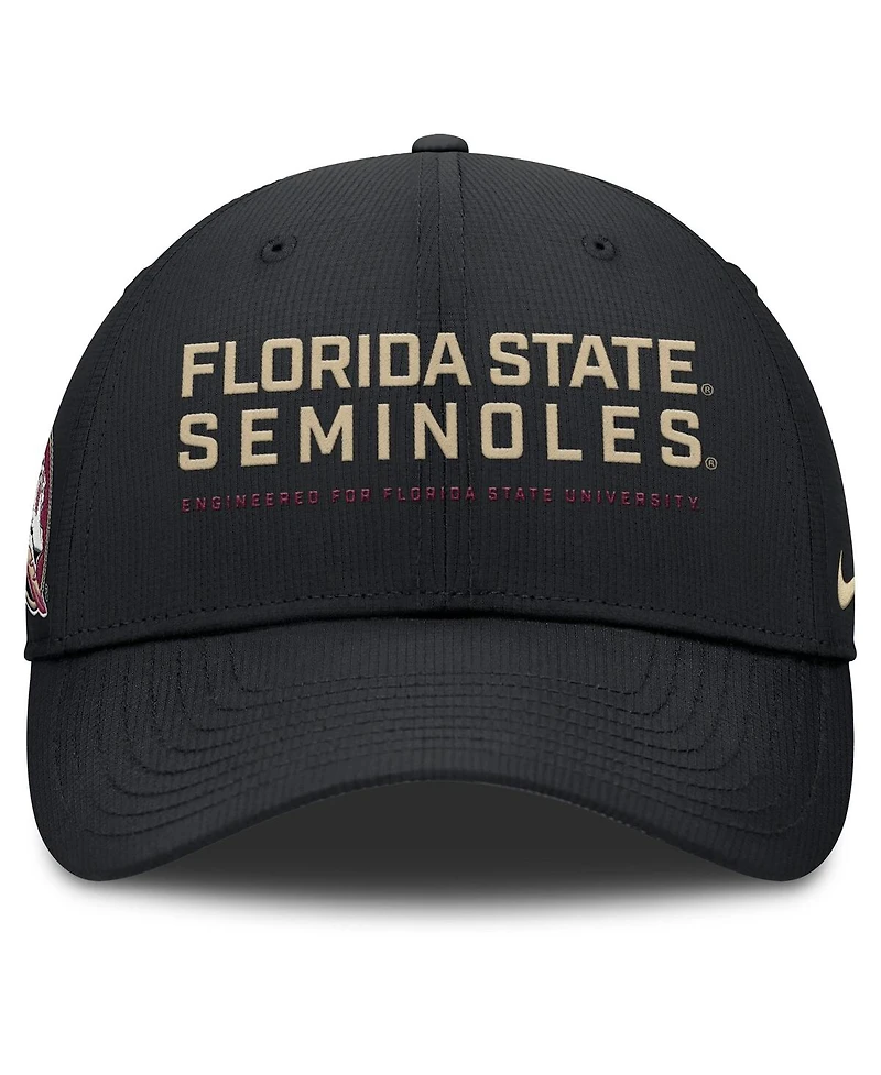 Nike Men's Black Florida State Seminoles 2025 On-Field Gameday Club Adjustable Hat