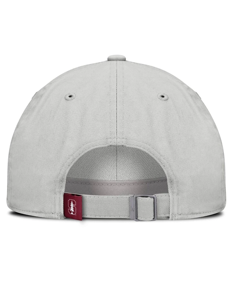 Nike Men's Gray Stanford Cardinal 2025 On-Field Gameday Club Adjustable Hat