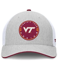 Fanatics Men's Heather Gray Virginia Tech Hokies Trigger Flex Hat