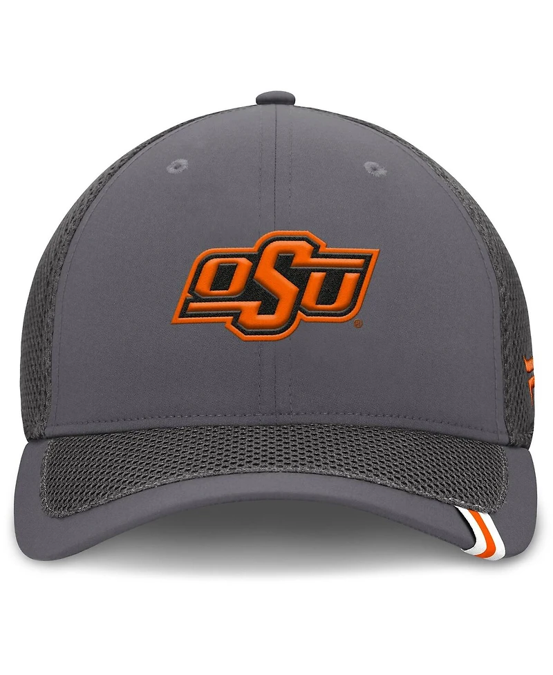 Fanatics Men's Gray Oklahoma State Cowboys Clincher Flex Hat