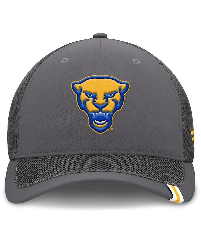 Fanatics Men's Gray Pitt Panthers Clincher Flex Hat