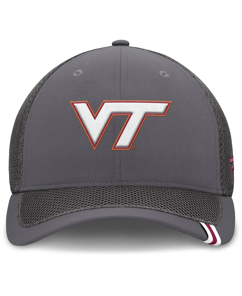 Fanatics Men's Gray Virginia Tech Hokies Clincher Flex Hat
