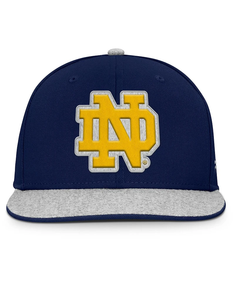 Fanatics Men's Navy Notre Dame Fighting Irish Loden Snapback Hat