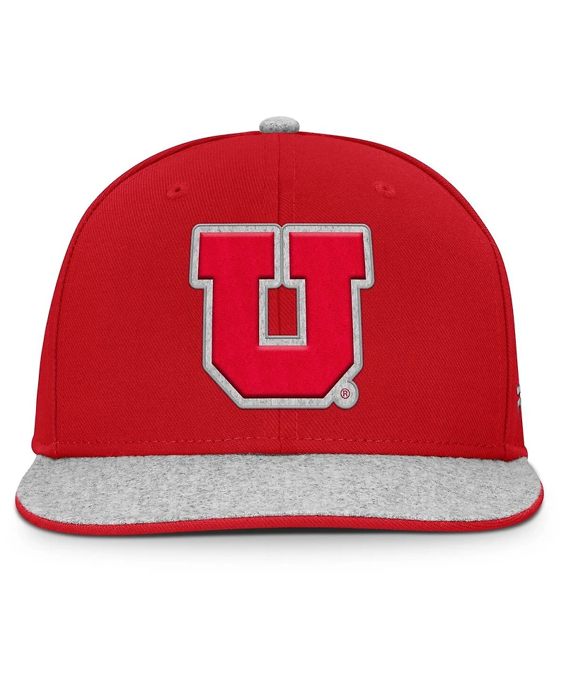 Fanatics Men's Red Utah Utes Loden Snapback Hat