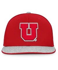 Fanatics Men's Red Utah Utes Loden Snapback Hat