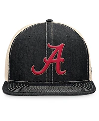 Fanatics Men's Black/Natural Alabama Crimson Tide Legend Trucker Snapback Hat