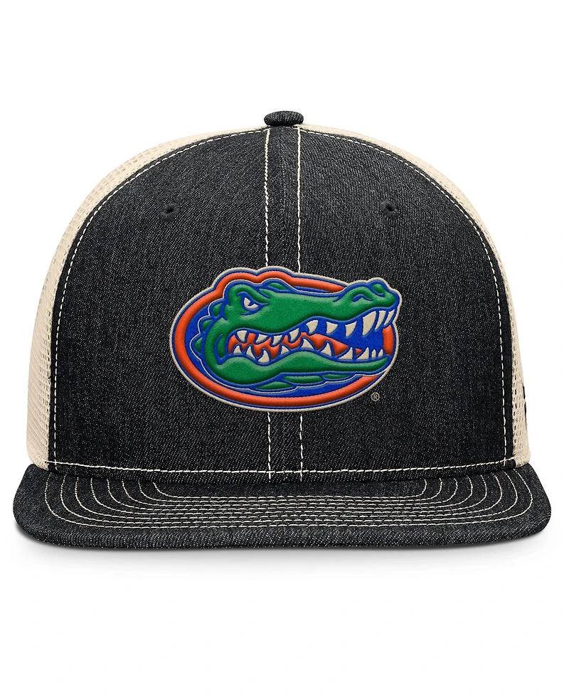 Fanatics Men's Black/Natural Florida Gators Legend Trucker Snapback Hat