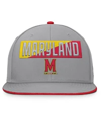 Fanatics Men's Gray Maryland Terrapins Duo Snapback Hat