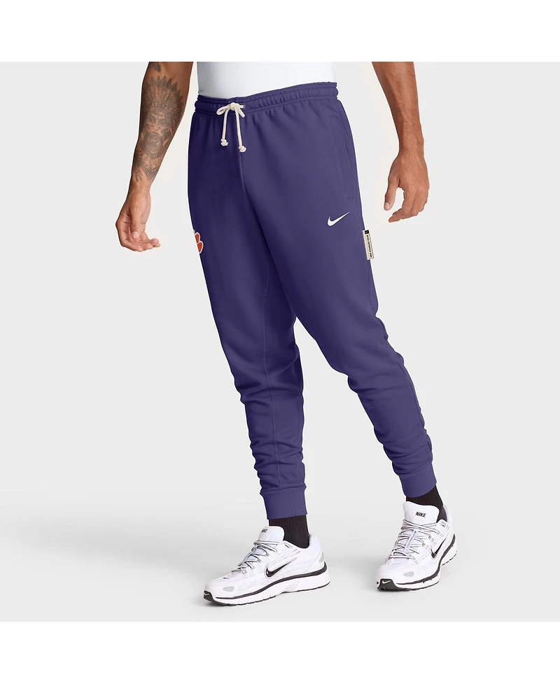 Nike Men's Purple Clemson Tigers 2025 Sideline Performance Taper Pants