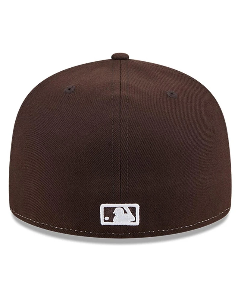 New Era Men's Brown San Diego Padres Baseball Hall of Fame 59FIFTY Fitted Hat