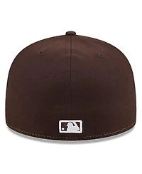 New Era Men's Brown San Diego Padres Baseball Hall of Fame 59FIFTY Fitted Hat