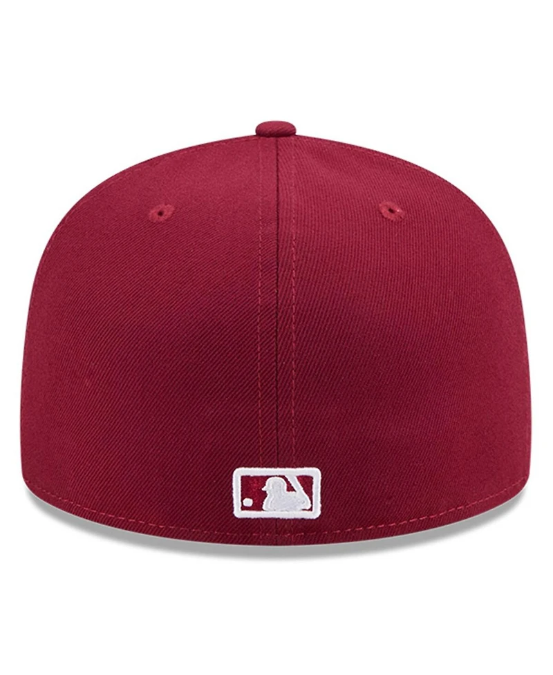 New Era Men's Maroon Philadelphia Phillies Baseball Hall of Fame 59FIFTY Fitted Hat