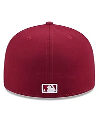 New Era Men's Maroon Philadelphia Phillies Baseball Hall of Fame 59FIFTY Fitted Hat