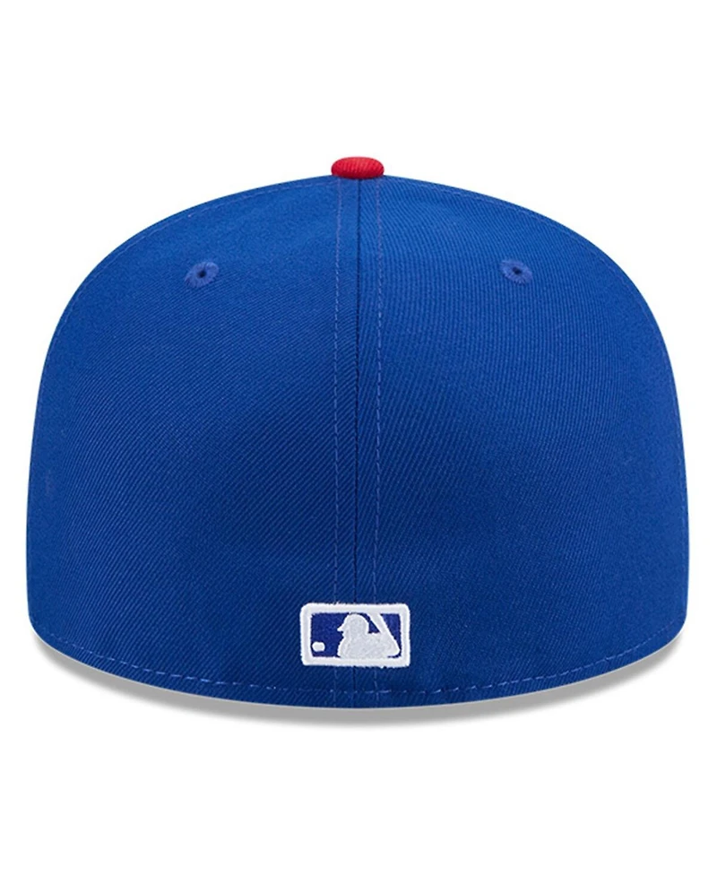 New Era Men's Royal Chicago Cubs Baseball Hall of Fame 59FIFTY Fitted Hat