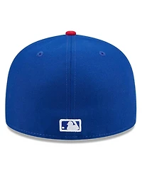 New Era Men's Royal Chicago Cubs Baseball Hall of Fame 59FIFTY Fitted Hat