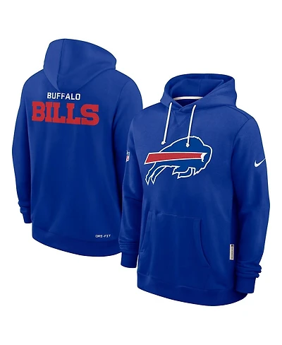 Nike Men's Royal Buffalo Bills Sideline Initial Home Performance Pullover Hoodie