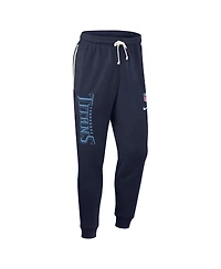 Nike Men's Navy Tennessee Titans Sideline Ground Game Performance Taper Pants
