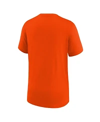 Nike Big Boys and Girls Orange Miami Dolphins Icon Legend T-Shirt