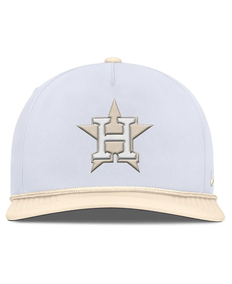 Nike Men's White/Cream Houston Astros Pro Performance Snapback Hat