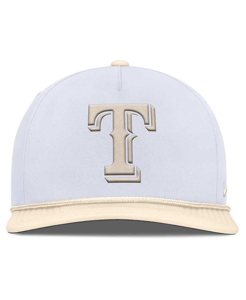 Nike Men's White/Cream Texas Rangers Pro Performance Snapback Hat