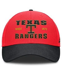 Nike Men's Crimson/Black Texas Rangers Neon 90s Rise Adjustable Hat