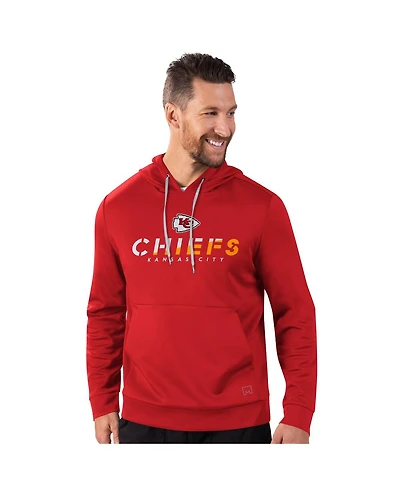 Msx by Michael Strahan Men's Red Kansas City Chiefs Performance Pullover Hoodie
