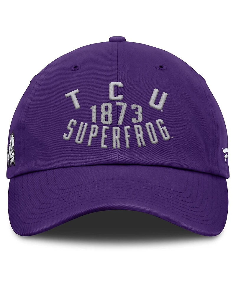 Fanatics Men's Purple Tcu Horned Frogs Archer Adjustable Hat