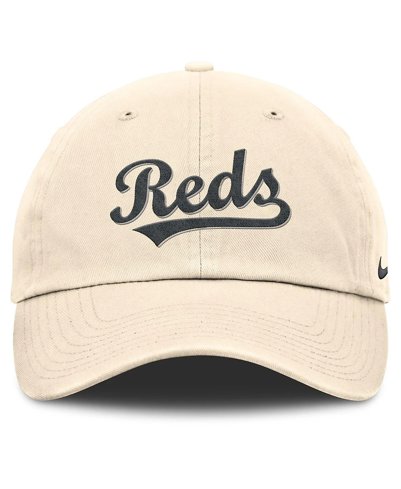 Nike Men's Natural Cincinnati Reds Camo Pack Club Adjustable Hat