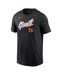 Nike Men's Rafael Devers Black San Francisco Giants 2025 City Connect Fuse Name Number T-Shirt