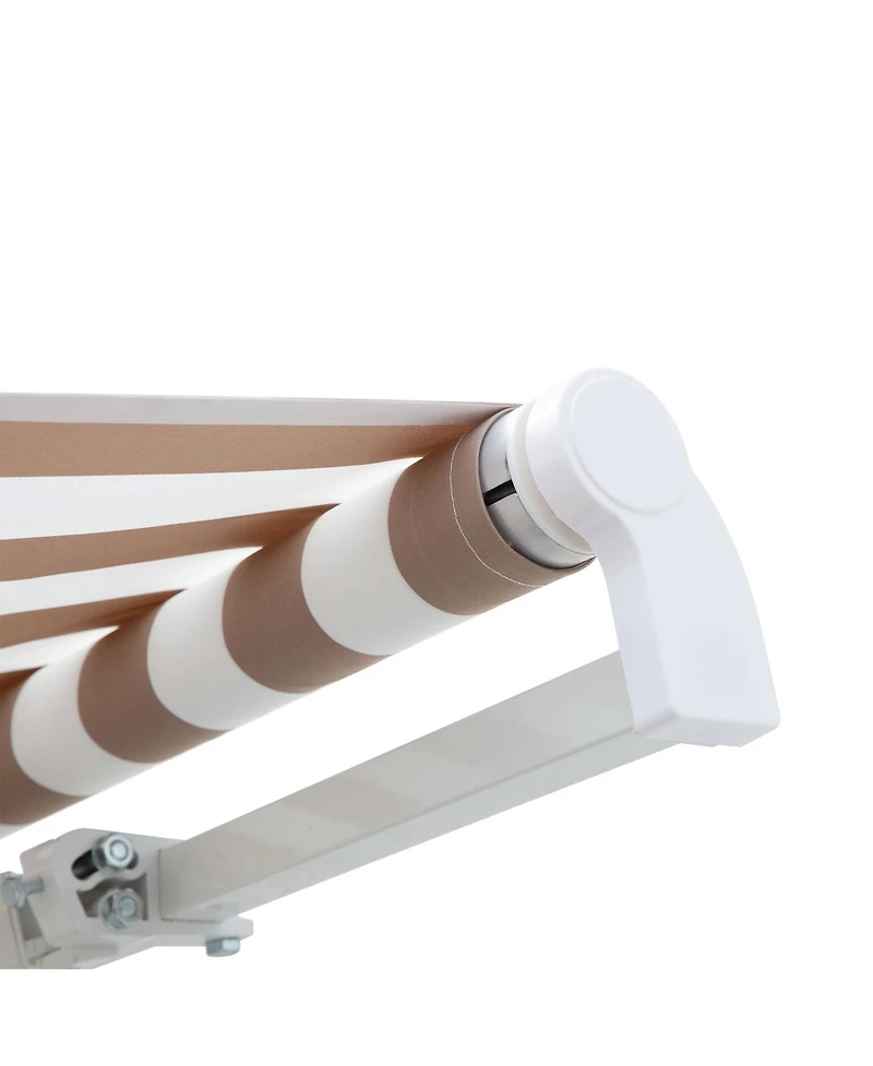 Outsunny 12'x8' Retractable Patio Awning/Sun Shade for Outdoor PatioMulti
