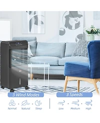 Homcom 3-In-1 Mobile Evaporative Air Cooler with Remote Oscillating