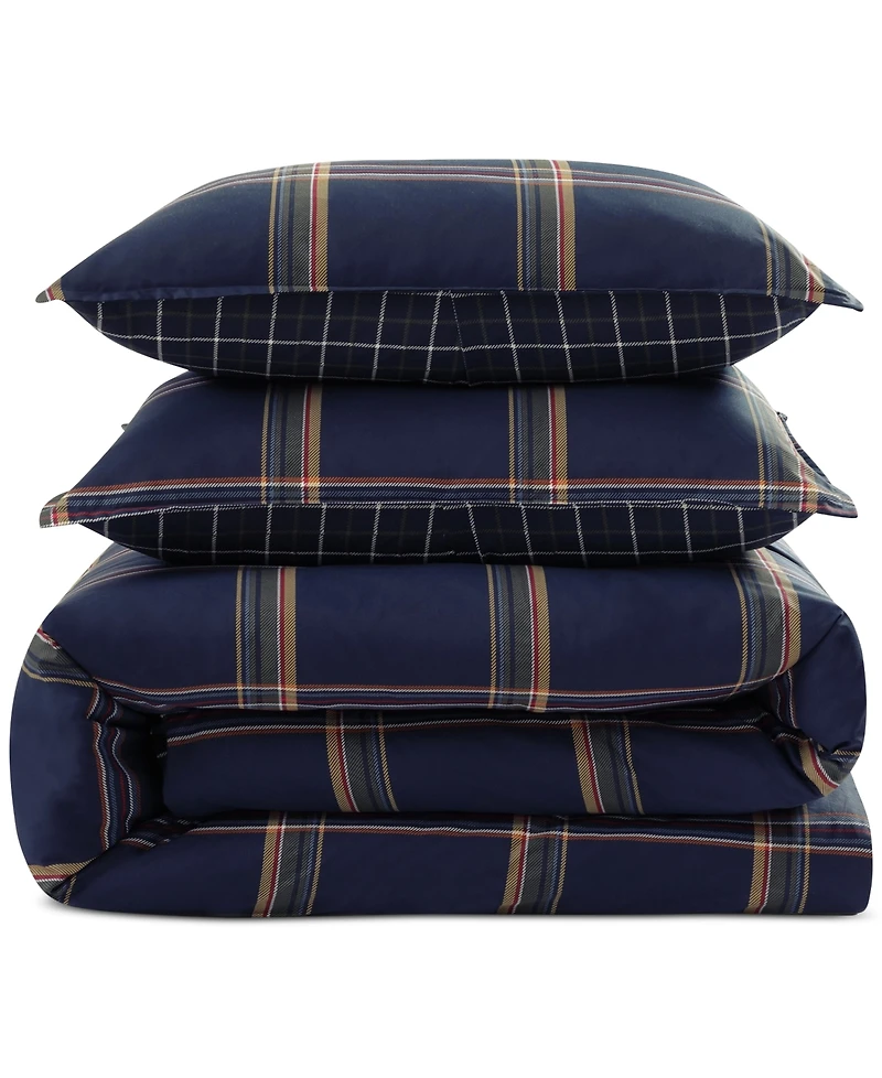 Tommy Hilfiger Beacon Plaid Cotton 2-Piece Comforter Set, Twin