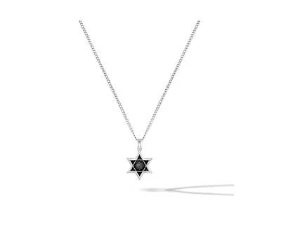 Vincero Star of David Pendant – Stainless Steel, Silver Finish