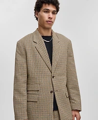Mode of One Men's Relaxed-Fit Houndstooth Blazer, Macy's Exclusive