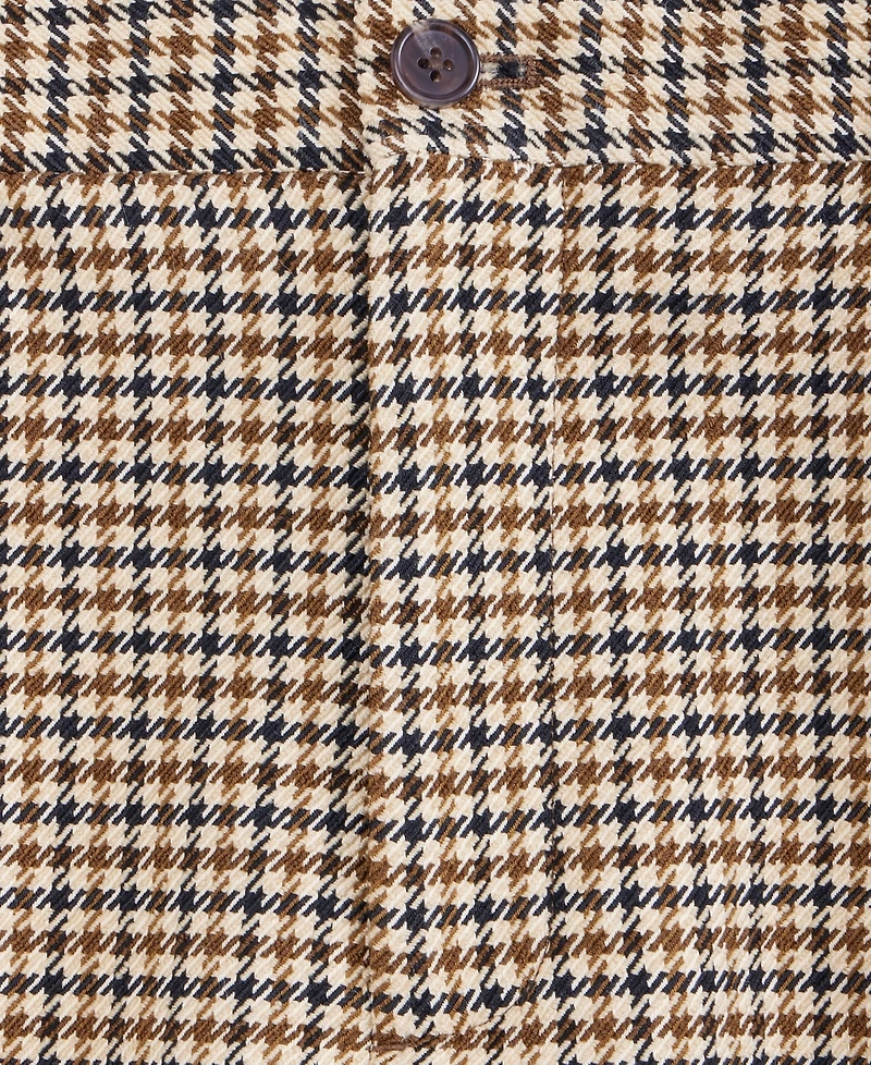 Mode of One Men's Relaxed-Fit Houndstooth Pants, Macy's Exclusive