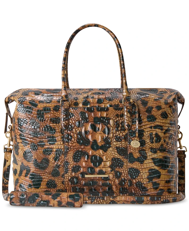 Brahmin Duxbury Weekender Melbourne Leather Extra-Large Travel Duffel Bag