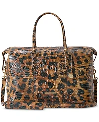 Brahmin Duxbury Weekender Melbourne Leather Extra-Large Travel Duffel Bag